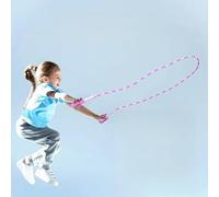 AKLOSIPY Soft Beaded Rope for Kids and Adults - - Skipping Rope for Fitness and, Ergonomically Designed Handles (Pink [soft bead upgrade] exquisite packaging bag)