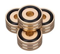 AKLOSIPY SP4010 Speaker Isolation Spike Stand Foot 40x20mm Gold Vibration Damping Pads for CD DVD Player Tube Amplifier DAC Speaker Subwoofer Equipment with Screws 4pcs (Gold)