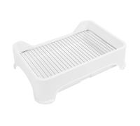 AKLOSIPY Stainl Steel Dog Potty T - Removable and Washable Pet Toilet for Sm Medium Dogs with Stable Design (White)