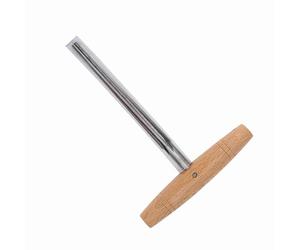 AKLOSIPY Stainl Steel Violin Peg Hole Reamer with Omic Wooden Handle for Luthiers- for 3/4 & 4/4 Violins