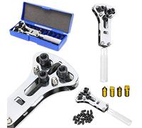 AKLOSIPY Stainless Steel Watch Case Opener Tool with 3-Jaw System for Easy Repairs and Battery Replacement