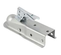 AKLOSIPY Straight Tongue Trailer Coupler for 2in Channel, Secure 2000lbs Capacity with Lock for -7/8in Hitch