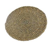 AKLOSIPY Straw Round Pouf Tatami Cushion for Zen, Yoga, Tea Ceremonies & Home Decor - Comfortable Floor Mat for Indoor and Outdoor Use
