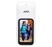 AKLOSIPY Thumb Sized Wearable Action Camera Mini Body Worn Camera 180° Rotating Lens with WiFi APP Control 2.7K HD for Pet Travel Sports Hands Recording (White)