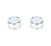 AKLOSIPY Trailer Axle Dust Caps, 55.5mm for AL-KO Euro Axles | Wheel Hub Grease Covers, Chrome-plated Steel, Debris Guard, 1637 or 2051 Brake Drum Fit, Part 581197