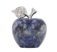 AKLOSIPY Unique Figurine Paperweight - Exquisite Collectible Decorative Ornament for Home, Office & Gifts (Blue Stripe)