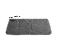 AKLOSIPY USB Heating Blanket for Humans and Pets, Portable Electric Heated Pad with 3 Temperature Settings, Soft Grey Pet Warming Mat for Home, Office, Camping, Powered By USB/Power Bank (Grey)
