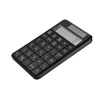 AKLOSIPY USB Wirel Numeric Keypad Keyboard Calculator 29-Key Numeric Keyboard with LCD Display for A9 Algorithm Recognition