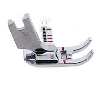 AKLOSIPY Versatile Sewing Machine Presser Foot Set with Fixed Gauge Ruler and Convenient Handle for Stitching (Regular inclined handle)