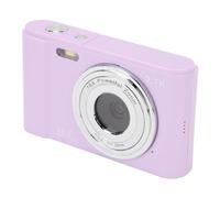 AKLOSIPY Vlog Camera Video Camera Compact Camera 48MP 2.7K HD 16x Digital Zoom with LED Fill Light Large 2.88 Inch Screen for Travel Home Vlogging (Light Purple)