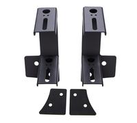 AKLOSIPY Windshield Hinge Mounting Brackets Dual A Pillar JK | High Strength Metal, LED Light Mounts, Off Road Use, Four Light Capacity, 10mm Bolts, JK JKU 2007-2017