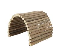 AKLOSIPY Wooden Hamster Bridge for Small Pets - Bendy Play Structure for Guinea Pigs, Ferrets, and Chinchillas (15 * 40CM)