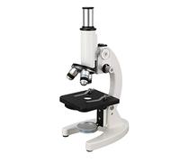 AKLOSIPY XSP-02-640X 640X Monocular Microscope Kit, HD Optical Biological Microscope with Stainless Steel Body, Coaxial Handwheel, 45° Inclined Eyepiece for Students, Tissue Research,