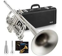 AKLOT Bb Trumpet Instrument Sliver