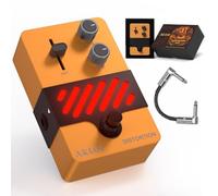 AKLOT Classical Distortion Guitar Pedal: Classic Rock Distortion Pedal with DIST/LEVEL/TONE Controls, True Bypass Compact Metal Pedal for Electric Guitar, Rock, Blues, Punk, NEON Riot