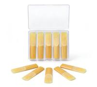 AKLOT Handcrafted Alto Saxophone Reeds: 10-pack, Suitable for Classical, Jazz, and Pop Styles, Smooth Edges, Breathable and Durable, Stable Tone, Easy to Play (SAX-2)