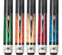 Aklot Pool Cue Sticks, 58" Canadian Maple Professional Billiards Cue Stick, Pool Sticks for Adults, Pool Que for Home, Billiard Hall & Game, Set of 5, 18~21oz Multiple Weight and Colors