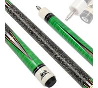 Aklot Pool Sticks, 58" Canadian Maple Professional Billiards Pool Cue, Pool Sticks for Adults, Pool Cue Stick for Home, Billiard Hall & Game, 18oz Pool Stick, Green