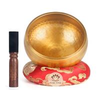 AKLOT Red Mat 3.5" Singing Bowl