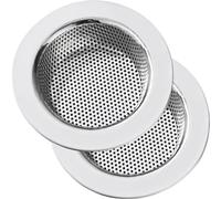 Akls Kitchen Sink Strainer Stainless Steel, Kitchen Sink Drain Strainer, Sink Strainers for Kitchen Sinks with Large Wide Rim 11.5 CM Diameter (2 Pack)