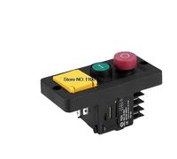 AKMJIHLFM Electromagnetic Push Button Switch 10 Pins 400 V Two-Wire Magnetic Combined Control Motor YCZ6 Scram Button Type Faking