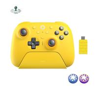 AKNES 8BitDo Ultimate 2 Bluetooth Controller for Switch 2/Switch/PC Windows, Switch Pro Controller with TMR Joysticks, Tactile/Hall Triggers, Programmable L4/R4 Bumpers & 2 Back Paddle Buttons
