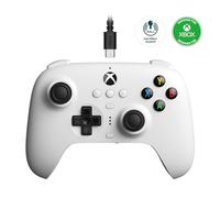 AKNES 8BitDo Ultimate Wired Controller for Xbox Series X|S, Xbox One, Windows 10/11, Gamepad with Hall Effect Joysticks, 3.5mm Audio Jack- Officially Licensed (White)