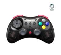 AKNES GuliKit Elves 2 Pro Wireless Controller for Switch/Switch 2, Windows, iOS and Android - Hall Effect Joysticks, 1000Hz Polling Rate, 3 Rumble Modes, Gyro Aiming - Transparent Black