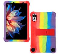 AKNICI Case for Blackview ZENO 1 / TechLife Pad Lite 8 Tablet 8 inch, Soft Silicone Heavy Protective Cover with Adjustable Kickstand for Blackview ZENO 1 / TechLife Pad Lite 8 Tablet 8 inch, Rainbow