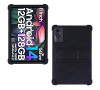 AKNICI Case for DOOGEE U11/DOOGEE U11 Pro/Blackview Tab 90 Wifi/Blackview Tab9Wifi/Blackview Tab 90 Tablet 11 inch, Soft Silicone Protective Cover with Adjustable Kickstand, Black