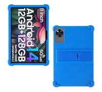 AKNICI Case for DOOGEE U11,DOOGEE U11 Pro,TABWEE T90,TABWEE W90,UJJ U7,AGM PAD P2,UMIDIGI G9 Tab,HOTWAV Pad 11 Tablet 11 Inch, Soft Silicone Protective Cover with Stand, Blue