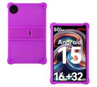 AKNICI Case for Evermyth KB1001, Laptok KB1001 / KB1004 / LPA7BK Tablet 10 Inch, Soft Silicone Protective Cover with Stand, Purple