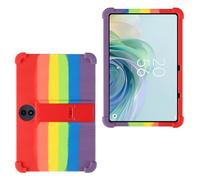 AKNICI Case for TCL TAB 11 Gen 2 / TCL TAB 11 FE Tablet 11 Inch, Soft Silicone Heavy Protective Cover with Adjustable Kickstand for TCL TAB 11 Gen 2 / TCL TAB 11 FE Tablet 11 Inch, Rainbow
