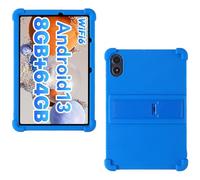 AKNICI Case for UMIDIGI G1 TAB/UMIDIGI G3 Tab Ultra/UMIDIGI G3 Tab/UMIDIGI G2 Tab Tablet 10 Inch, Soft Silicone Protective Cover with Adjustable Kickstand, Blue