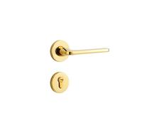 AKNOQNTM Split Lock Indoor Door Lock zinc Alloy Silent Light Luxury Solid Wood Door Bedroom Door Lock(SectionG)
