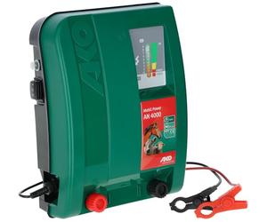 AKO Mobil Power AN 4000, Electric Fence Device Expert, 12 V Battery, Input Joule: 5.50 J, Max. Voltage: 11,900 V, for Fences up to 35 km, Made in Germany