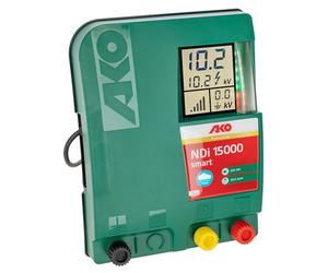 AKO NDi 15000 Smart Premium Line Electric Fence Device 230 V Power Supply Input Joule: 20.00 J, Max. Voltage: 11,200 V, for Fences up to 80 km, Made in Germany