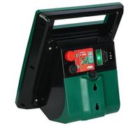 AKO Sun Power S 1000 - Electric Fence Device 12 V - for Fences up to 10 km without Fouling, Solar Device with Intelligent Battery Management, Ideal for Cattle, Horses and Game Repellent
