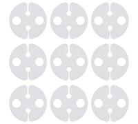 AKOAK 100 Pcs Balloon Clips for Sealing, Plastic Round Balloon Tie Tool, Balloon Fasteners for Wedding Party Christmas Birthday Decoration