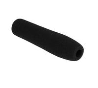 AKOAK 1pc x 12 cm Black Camera Microphone Windscreen Soft Foam Mic Cover Sponge for Shotgun Microphones for Audio-Technica, Azden, Ikegami, Panasonic, Schoeps, Shure, Sennheiser & Sony Mics