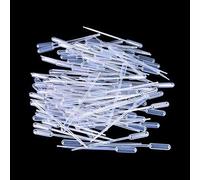 AKOAK 200 Pcs/Pack 0.5ml Disposable Plastic Graduated Transfer Pipettes Dropper Eye Dropper for Esse