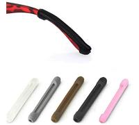 AKOAK 5 Pairs Assorted Color Silicone Eyeglasses Temple Tips Sleeve Retainer,Anti-Slip Elastic Ear Grip Hook for Sunglasses Reading Glasses Sporting Eyeglasses