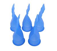 AKOAK 5 Pcs Drainage Backflow Preventer, One-Way Drain, Sewer Filter, Adjustable Silicone Floor Drain Trap for Bathroom, Kitchen Sink Drain, and Other Pipes (BLUE)