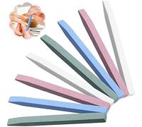 AKOAK 8 Pieces Stone Nail File - Pumice Stick, Pumice Nail Cuticle File and Buffer Cuticle Push Hand Trim Pedicure Home Salon Nail Polish Tool
