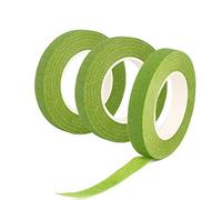AKOAK Grass Green Floral Tapes for Bouquet Stem Wrapping and Crafts,1/2" Wide x 30 Yards Long,Pack of 3