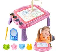 AKOFIC Toddler Toys for 3-6 Year Old Girls Boys, Magnetic Drawing Board Doodle Pad with Table Legs, Educational Learning Travel Toys for 3 4 5 6 Year Old Boys Girls Kids Birthday
