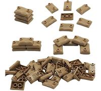 AKOGD Sandbags Building Block for Minifigures, 150PCS WW2 Custom Army Weapons Accessories for Soldiers Mini figures, DIY Building Block Accessory Kit