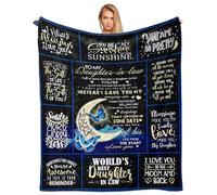 Akoigun Daughter-in-Law Gifts from Mother-in-Law, Gift for Daughter-in-Law, Daughter-in-Law Blankets from Mother-in-Law, Daughter-in-Law Gifts Blanket 60"X50", Daughter-in-Law Birthday Gifts