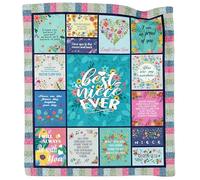 Akoigun Niece Gifts from Auntie, Gifts for Niece Blankets, Birthday Gifts for Niece from Aunt, Niece Gifts from Aunt, Niece Blanket from Auntie, Niece Birthday Gift, to My Niece Throw Blanket 60"X50"