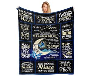 Akoigun Niece Gifts: Graduation & Birthday Blanket, 50"X60"